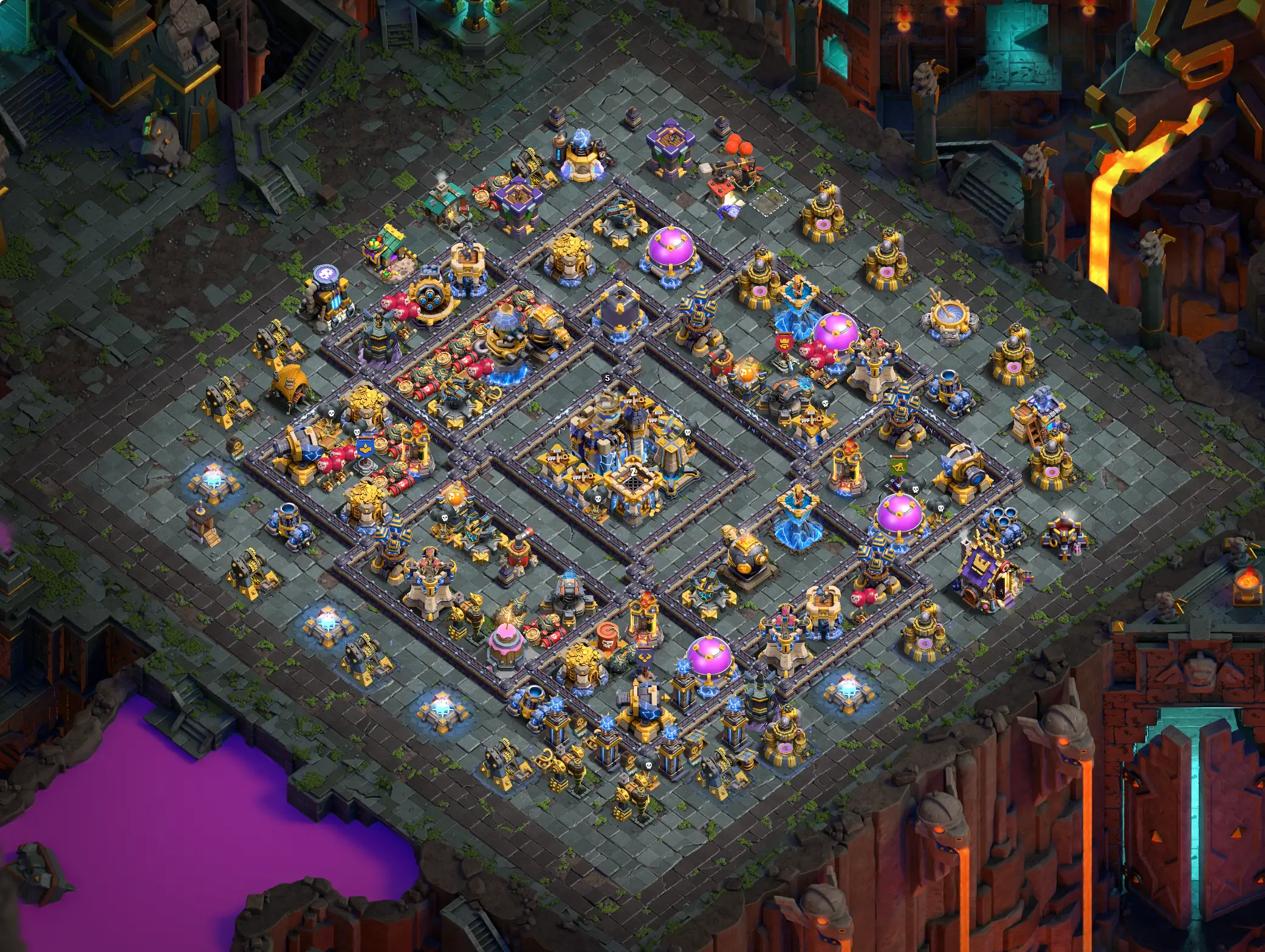 discover the best th18 farming base and town hall 18 farming base layouts optimize your loot defense with proven th18 farm base designs image no 19 2