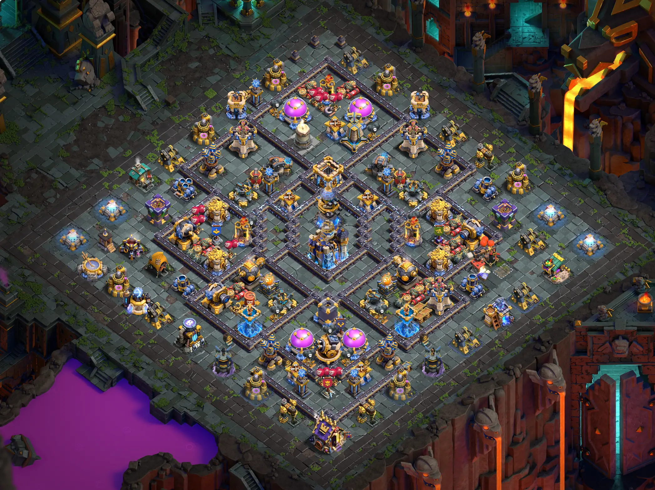 discover the best th18 farming base and town hall 18 farming base layouts optimize your loot defense with proven th18 farm base designs image no 20 2