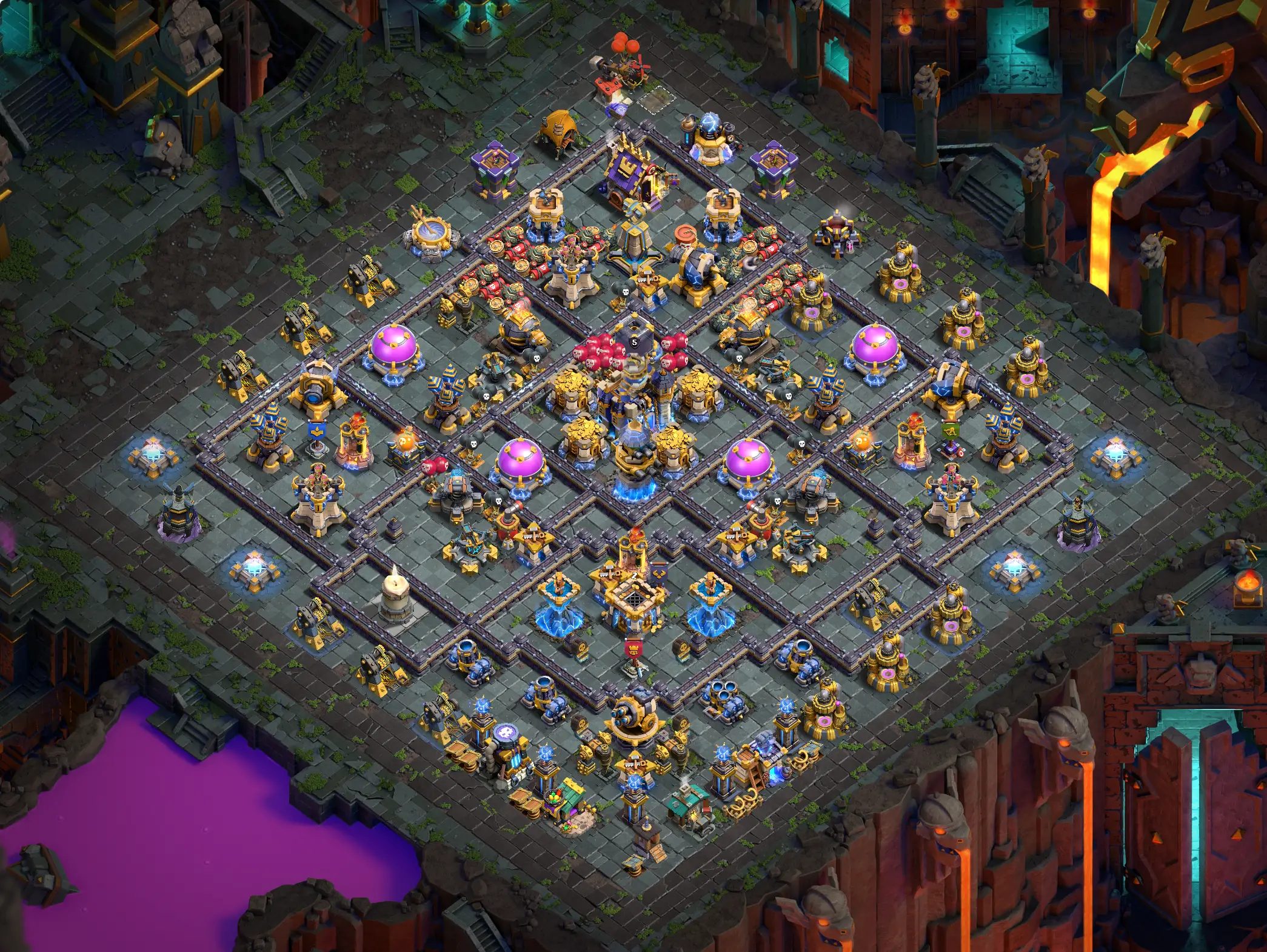 discover the best th18 farming base and town hall 18 farming base layouts optimize your loot defense with proven th18 farm base designs image no 22 2