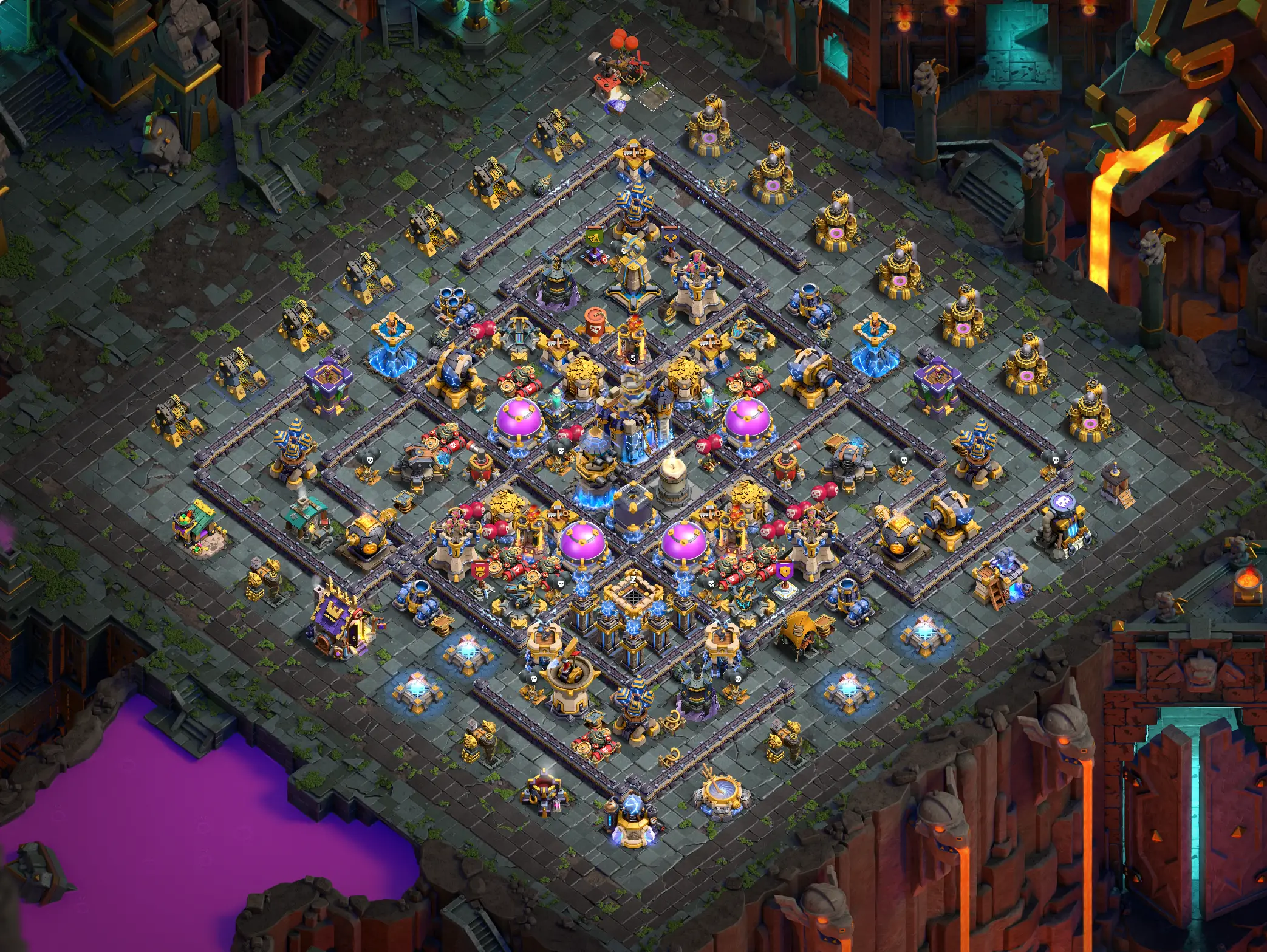 th18_farm_25 discover the best th18 farming base and town hall 18 farming base layouts optimize your loot defense with proven th18 farm base designs image no 25 2