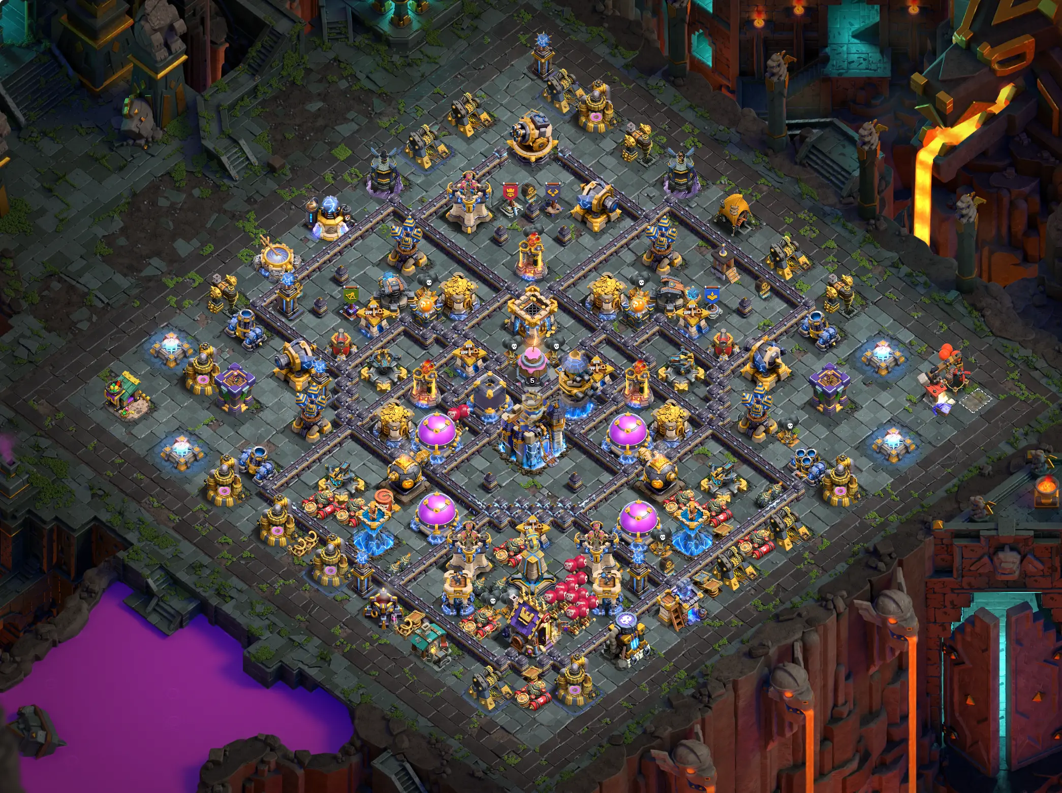 th18_farm_26 discover the best th18 farming base and town hall 18 farming base layouts optimize your loot defense with proven th18 farm base designs image no 26 2