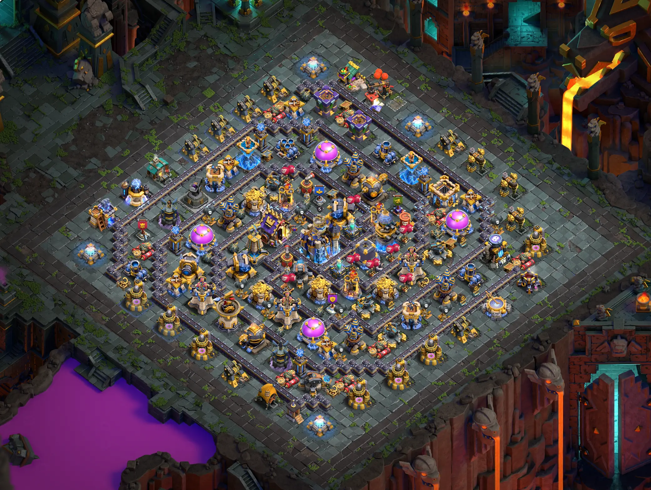 discover the best th18 farming base and town hall 18 farming base layouts optimize your loot defense with proven th18 farm base designs image no 28 2