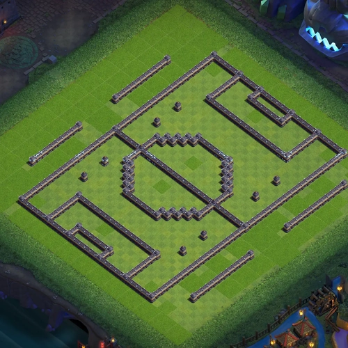 TH18 art base layout featuring a creative Town Hall 18 art base design Image no. 01-1