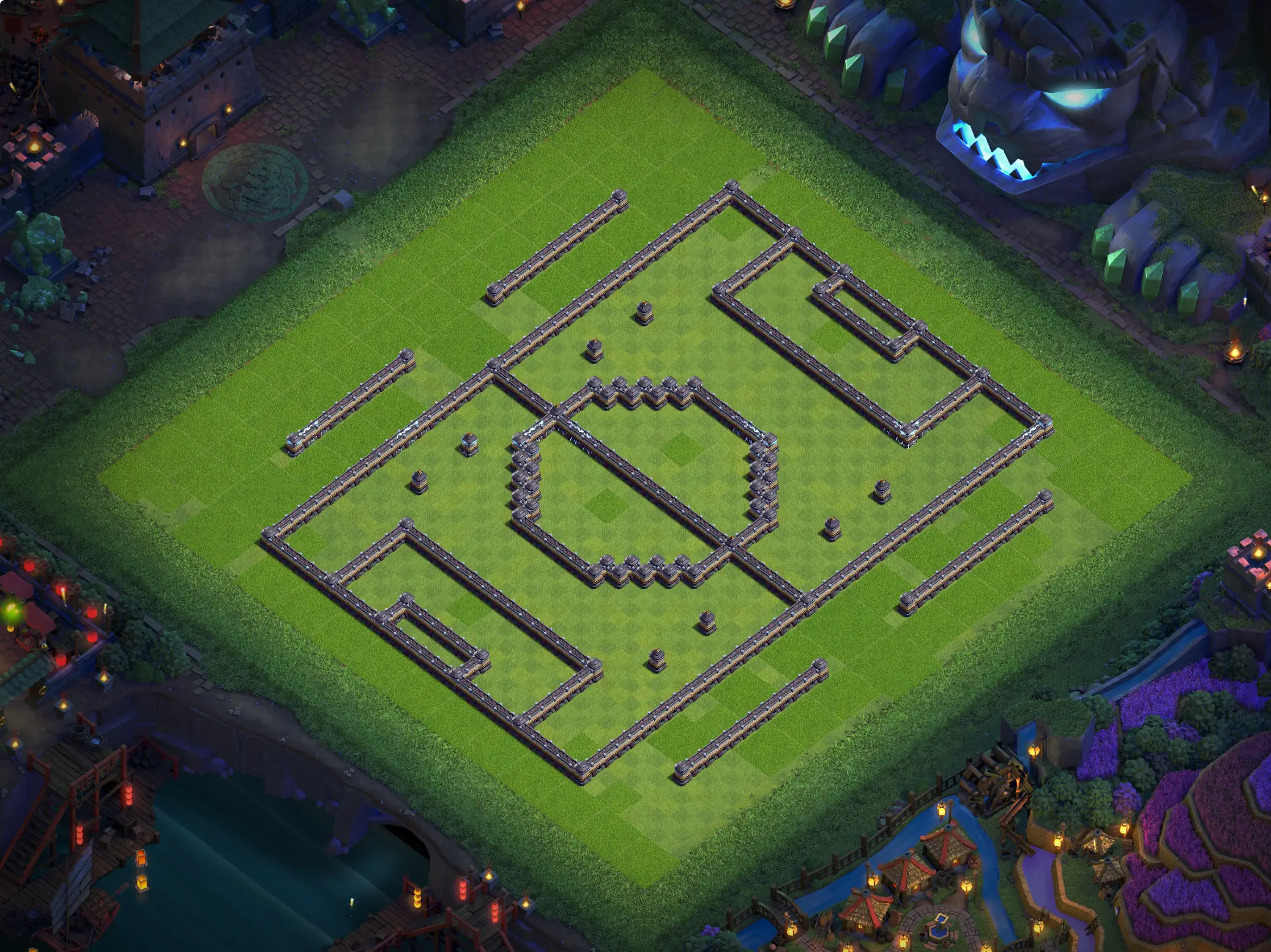 th18 art base layout featuring a creative town hall 18 art base design image no 01 2