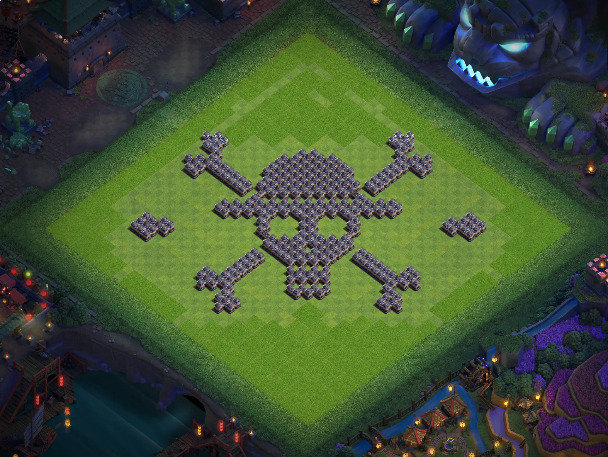th18 art base layout featuring a creative town hall 18 art base design image no 10 2