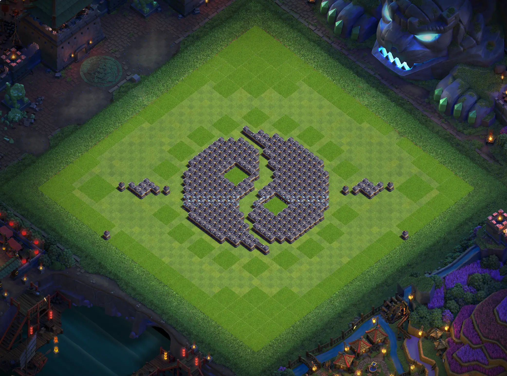 th18 art base layout featuring a creative town hall 18 art base design image no 11 2