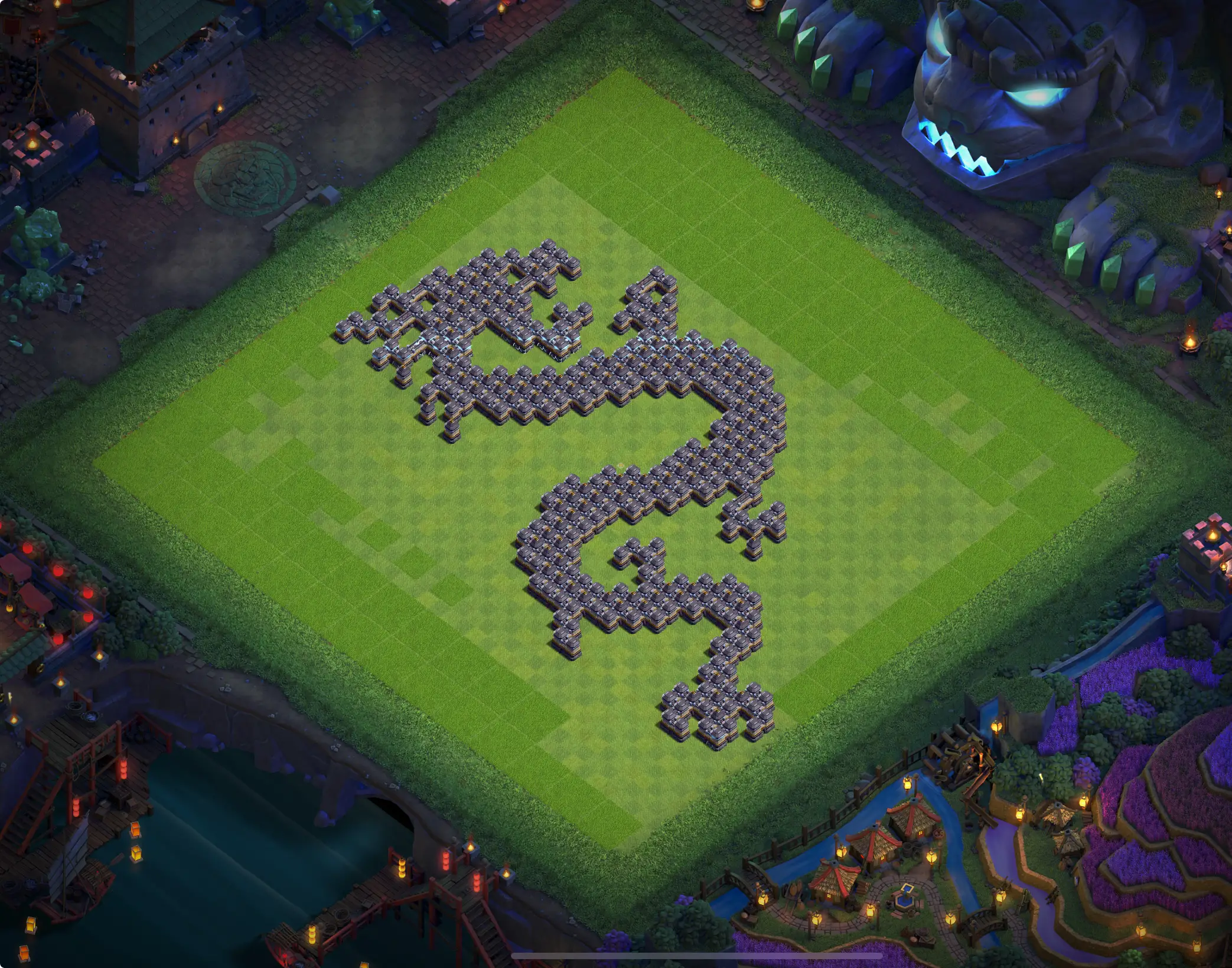 th18 art base layout featuring a creative town hall 18 art base design image no 19 2