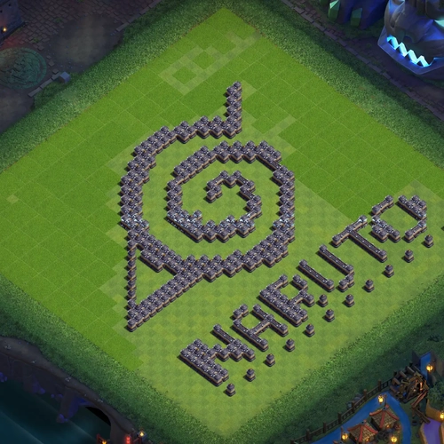 TH18 art base layout featuring a creative Town Hall 18 art base design Image no. 23-1