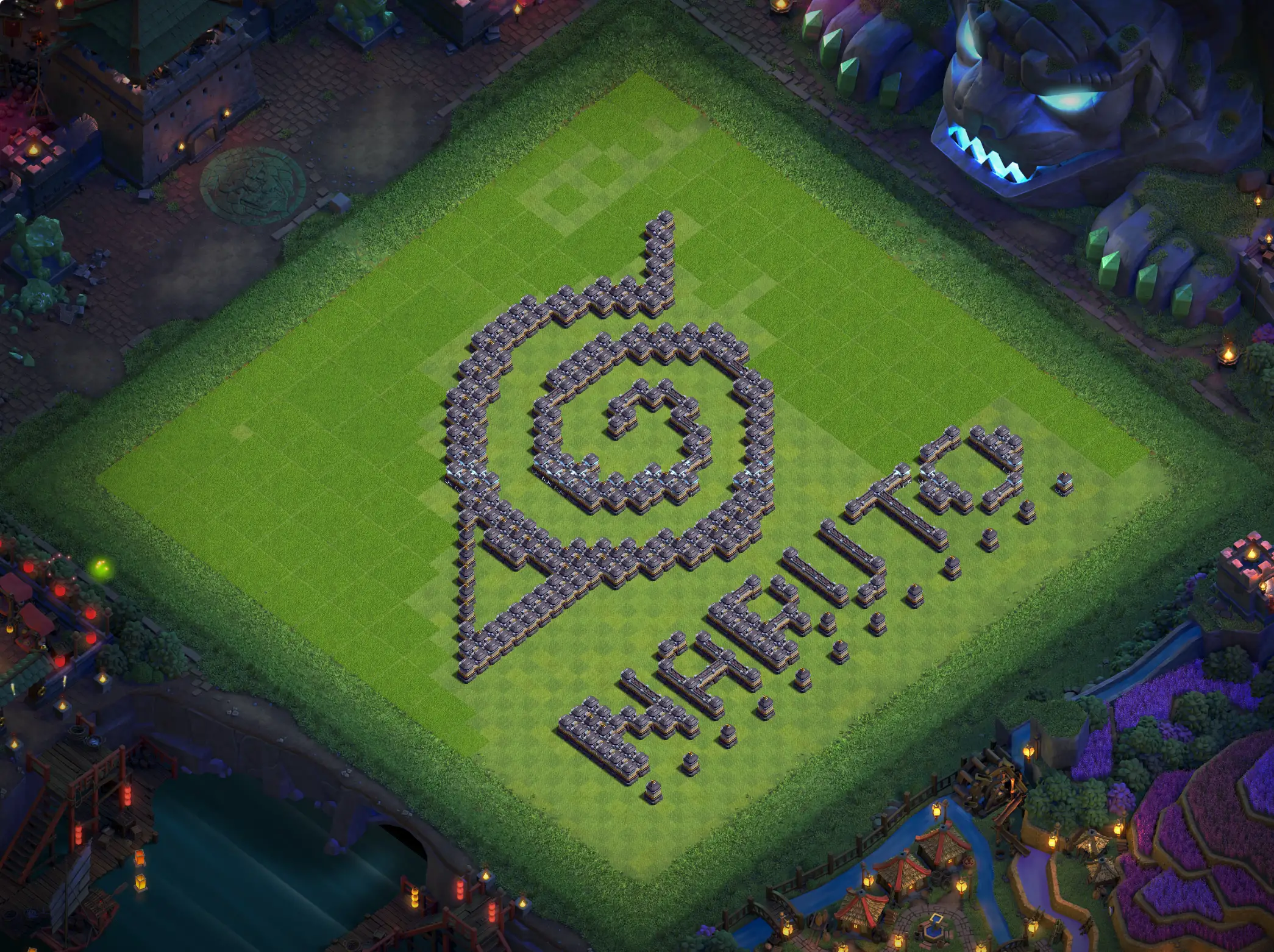 th18 art base layout featuring a creative town hall 18 art base design image no 23 2