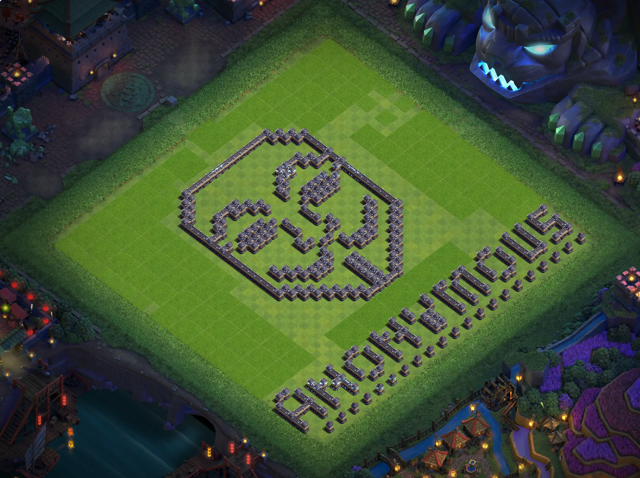 th18 art base layout featuring a creative town hall 18 art base design image no 24 2