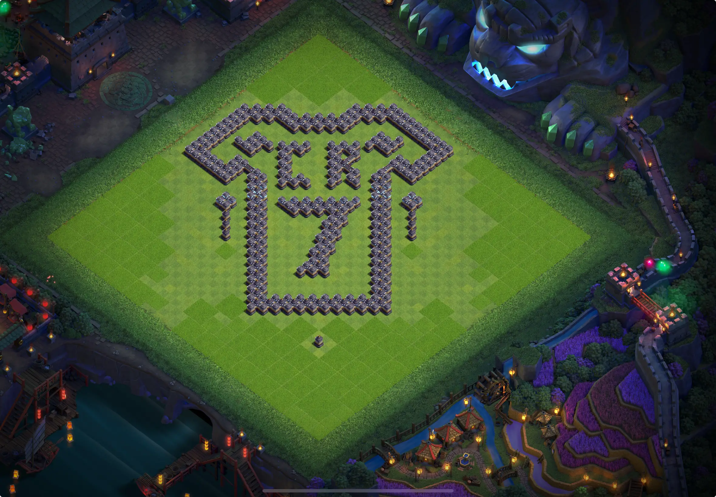 th18 art base layout featuring a creative town hall 18 art base design image no 26 2