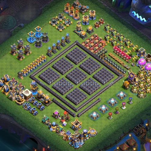 TH18 progress base layout for upgrading Town Hall 18 progress base design Image no. 01-1