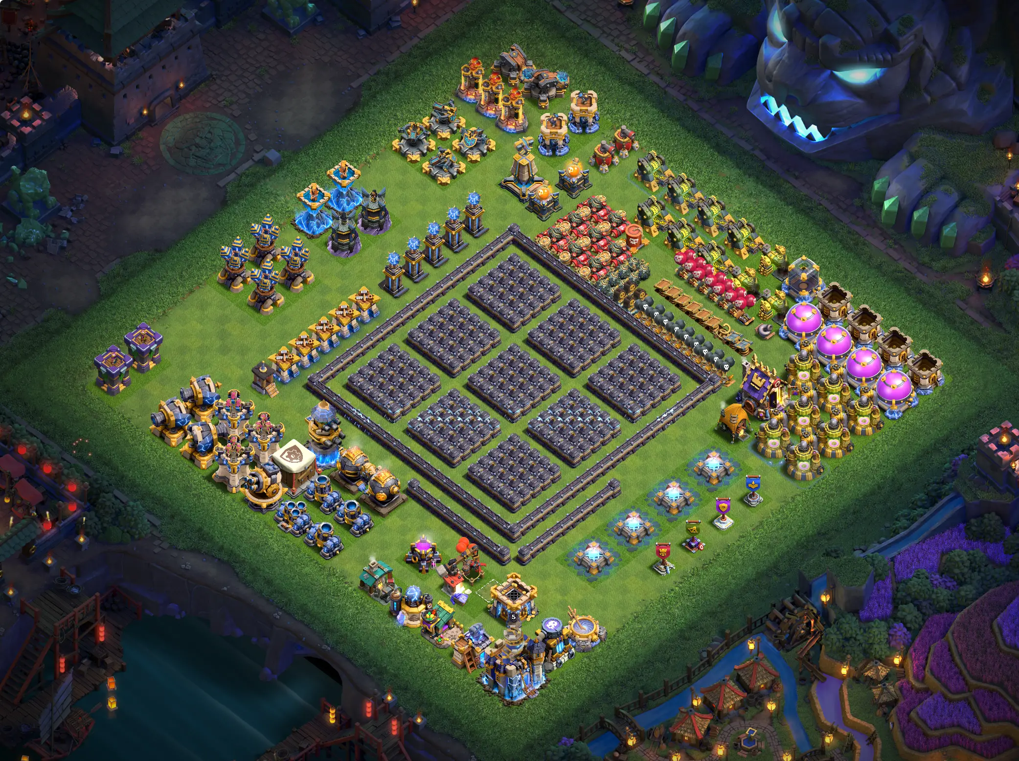 th18 progress base layout for upgrading town hall 18 progress base design image no 01 2