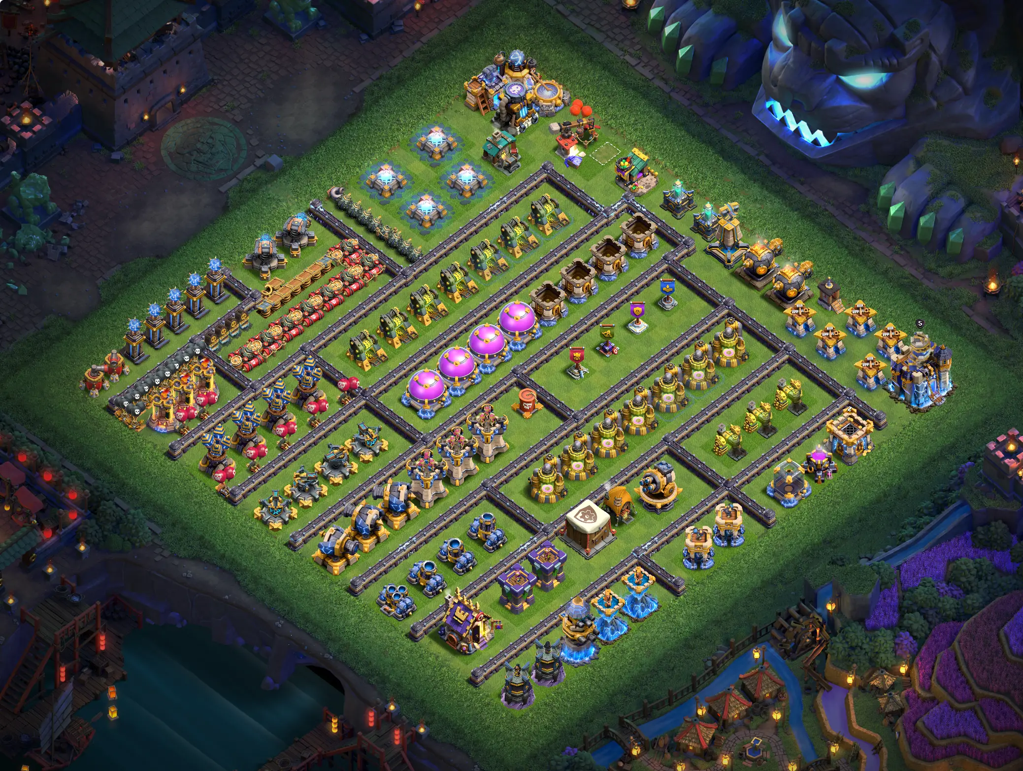 th18 progress base layout for upgrading town hall 18 progress base design image no 02 2