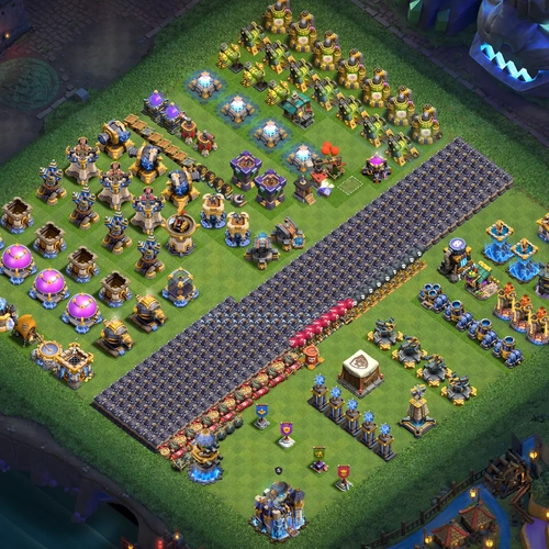 TH18 progress base layout for upgrading Town Hall 18 progress base design Image no. 04-1