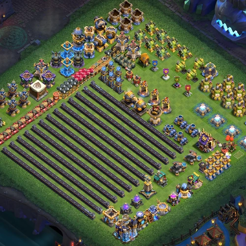 TH18 progress base layout for upgrading Town Hall 18 progress base design Image no. 05-1