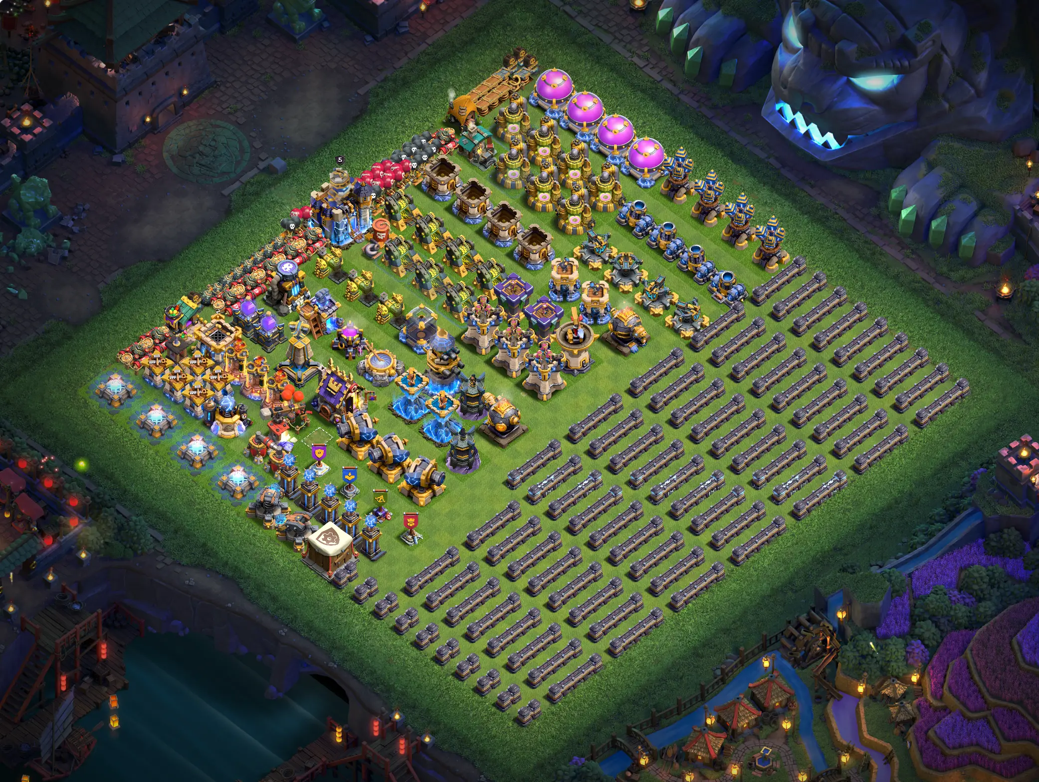th18 progress base layout for upgrading town hall 18 progress base design image no 06 2