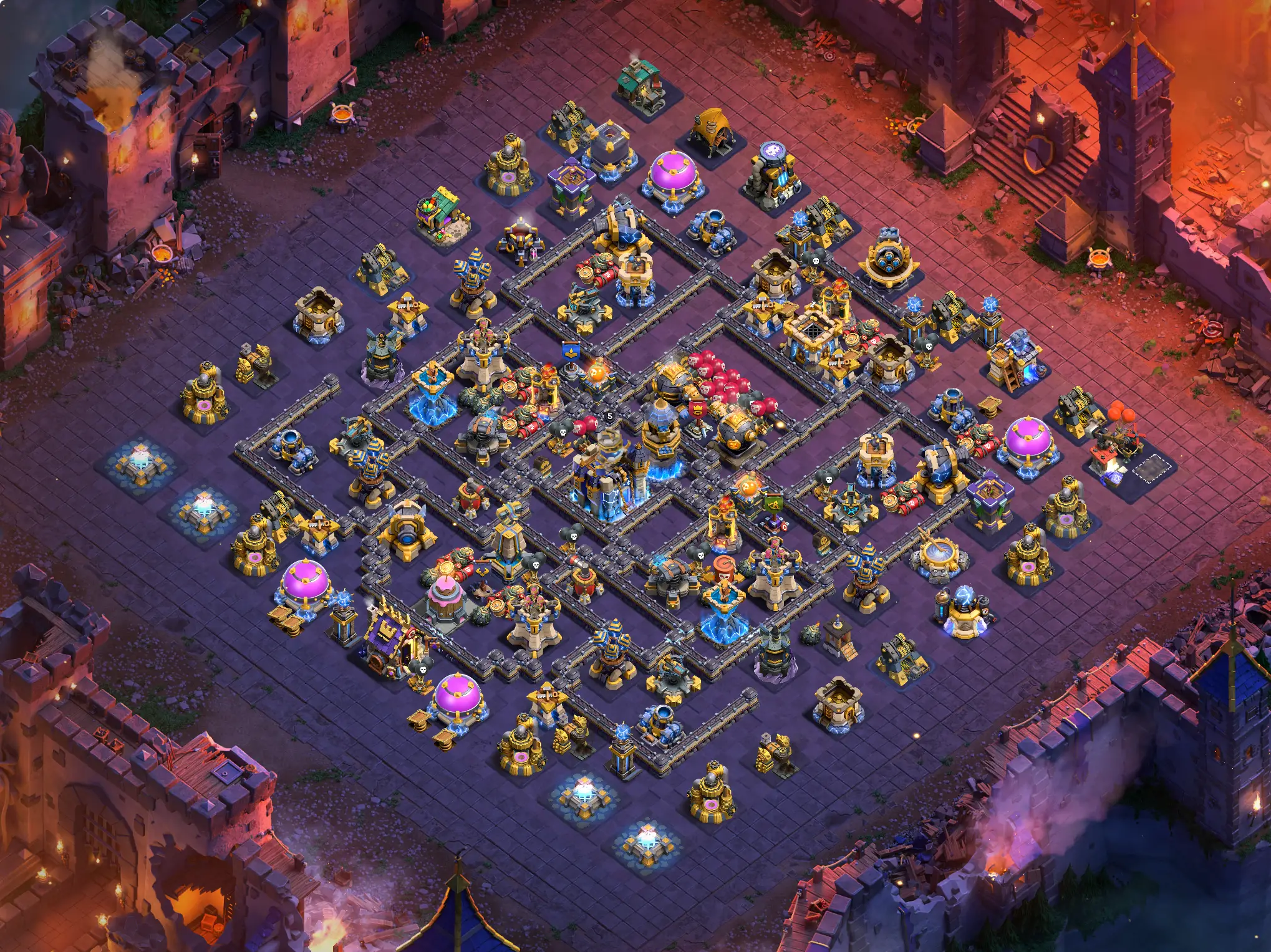 th18 war cwl base layout featuring the best town hall 18 anti 3 star war base design image no 02 2