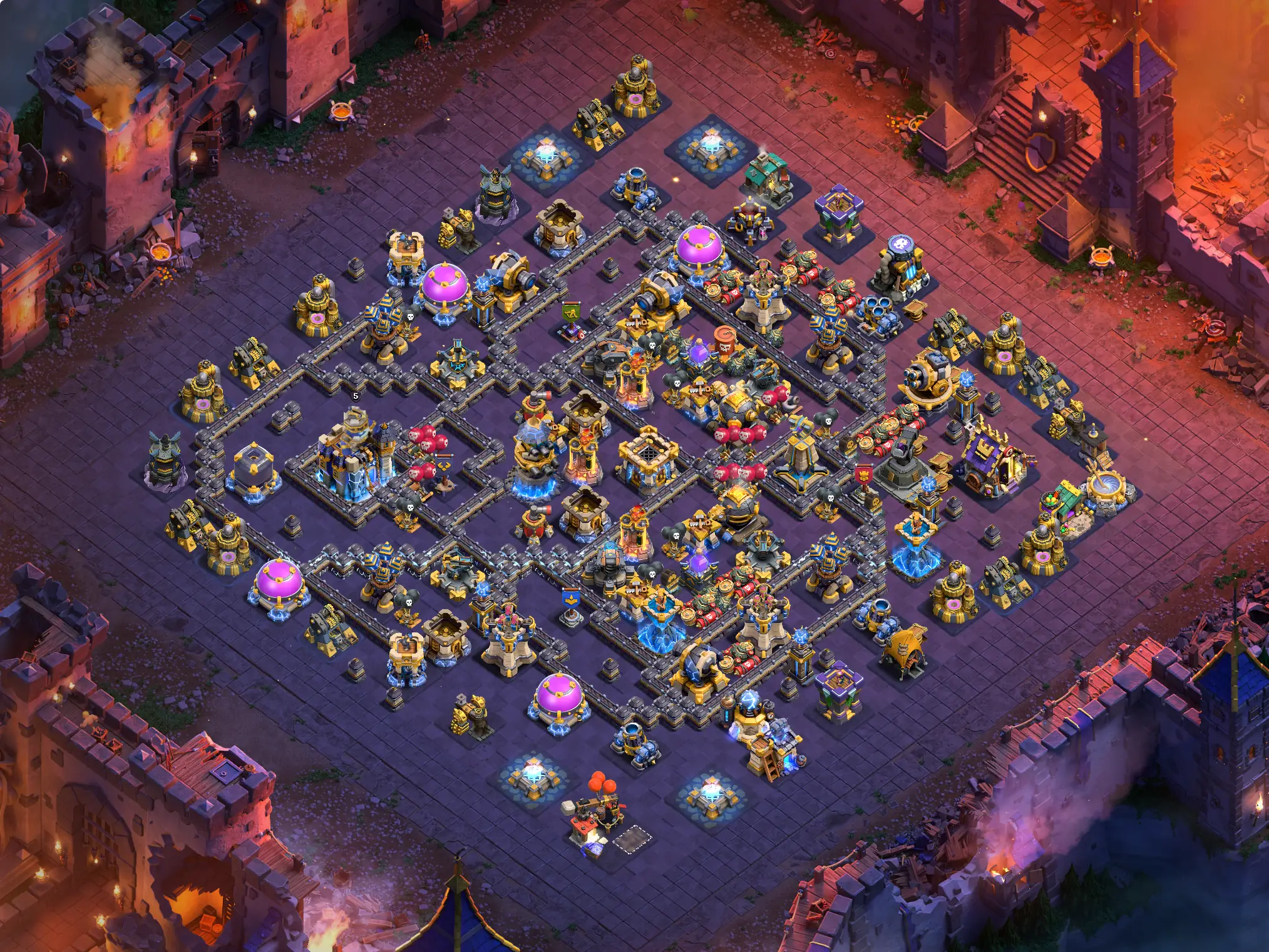 th18_war_cwl_03 th18 war cwl base layout featuring the best town hall 18 anti 3 star war base design image no 03 2