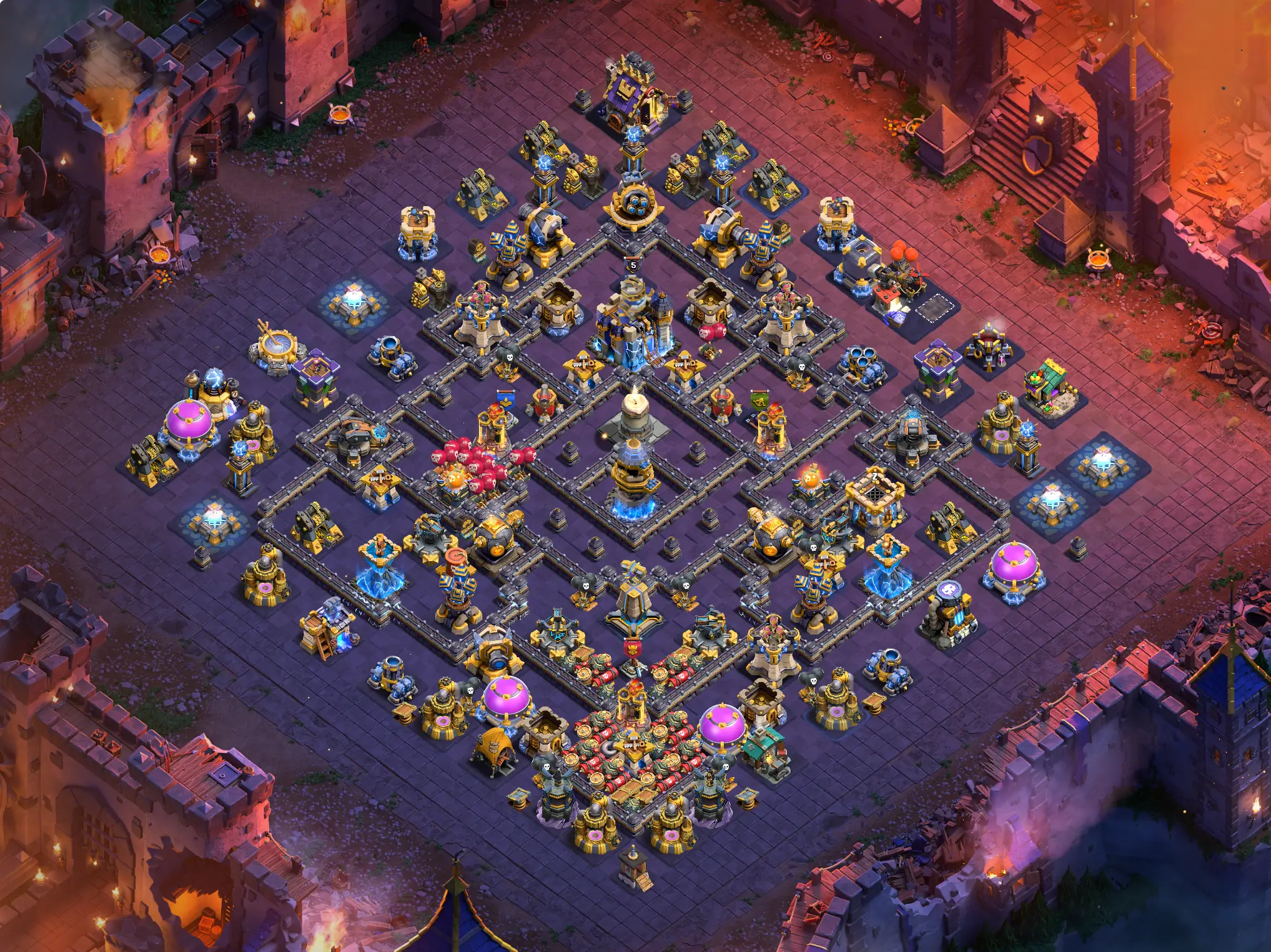 th18 war cwl base layout featuring the best town hall 18 anti 3 star war base design image no 04 2