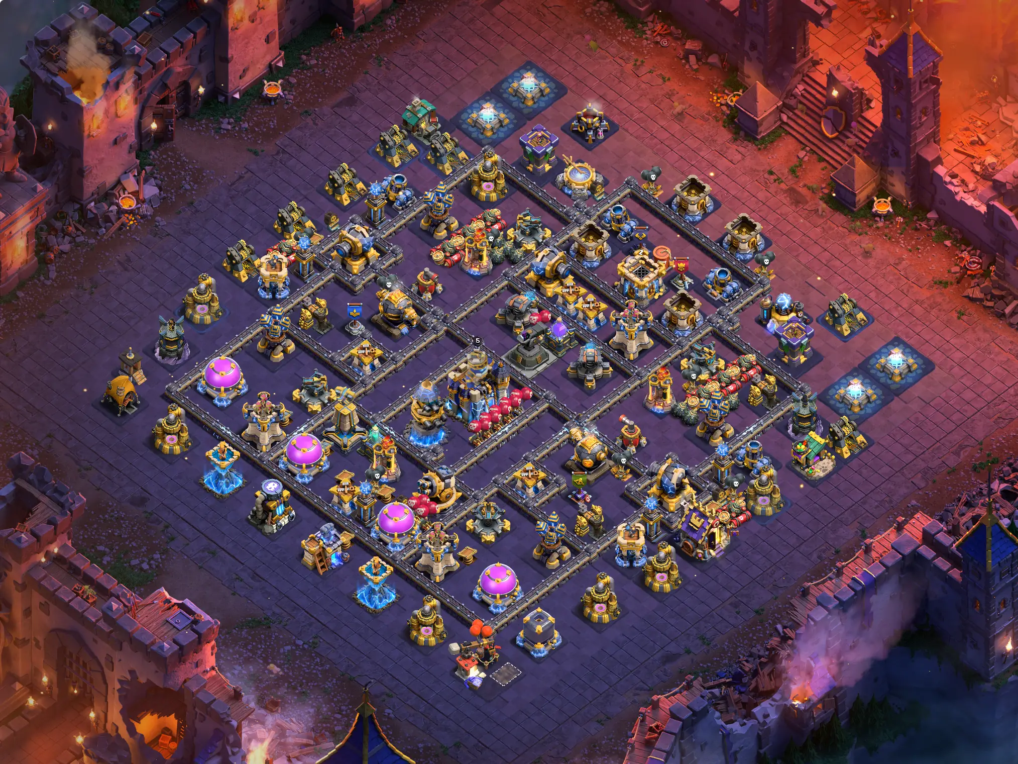 th18_war_cwl_05 th18 war cwl base layout featuring the best town hall 18 anti 3 star war base design image no 05 2