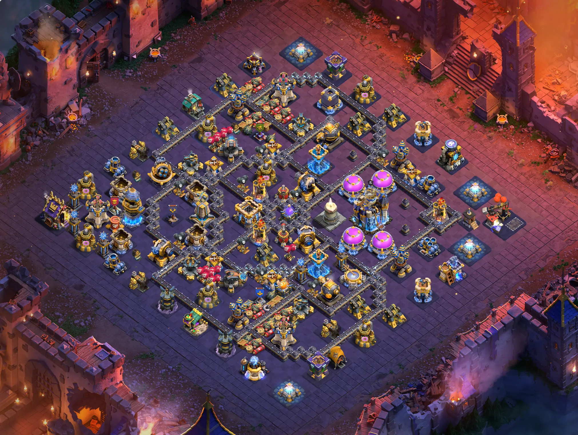 th18 war cwl base layout featuring the best town hall 18 anti 3 star war base design image no 09 2