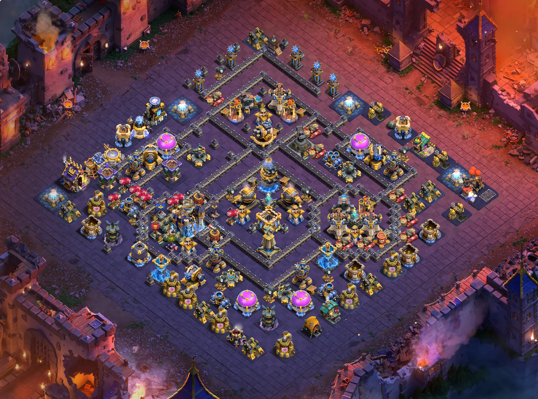 th18 war cwl base layout featuring the best town hall 18 anti 3 star war base design image no 13 2