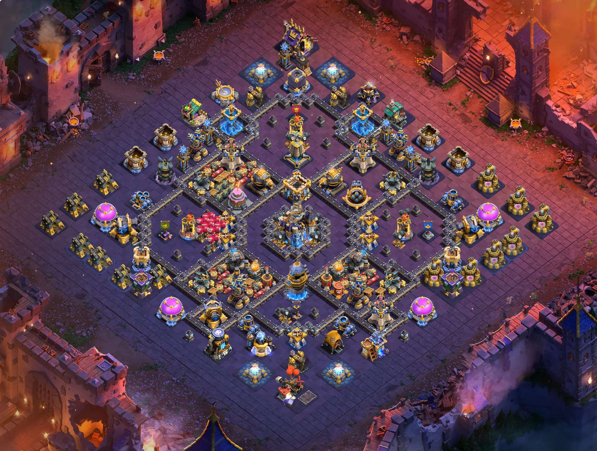 th18 war cwl base layout featuring the best town hall 18 anti 3 star war base design image no 14 2