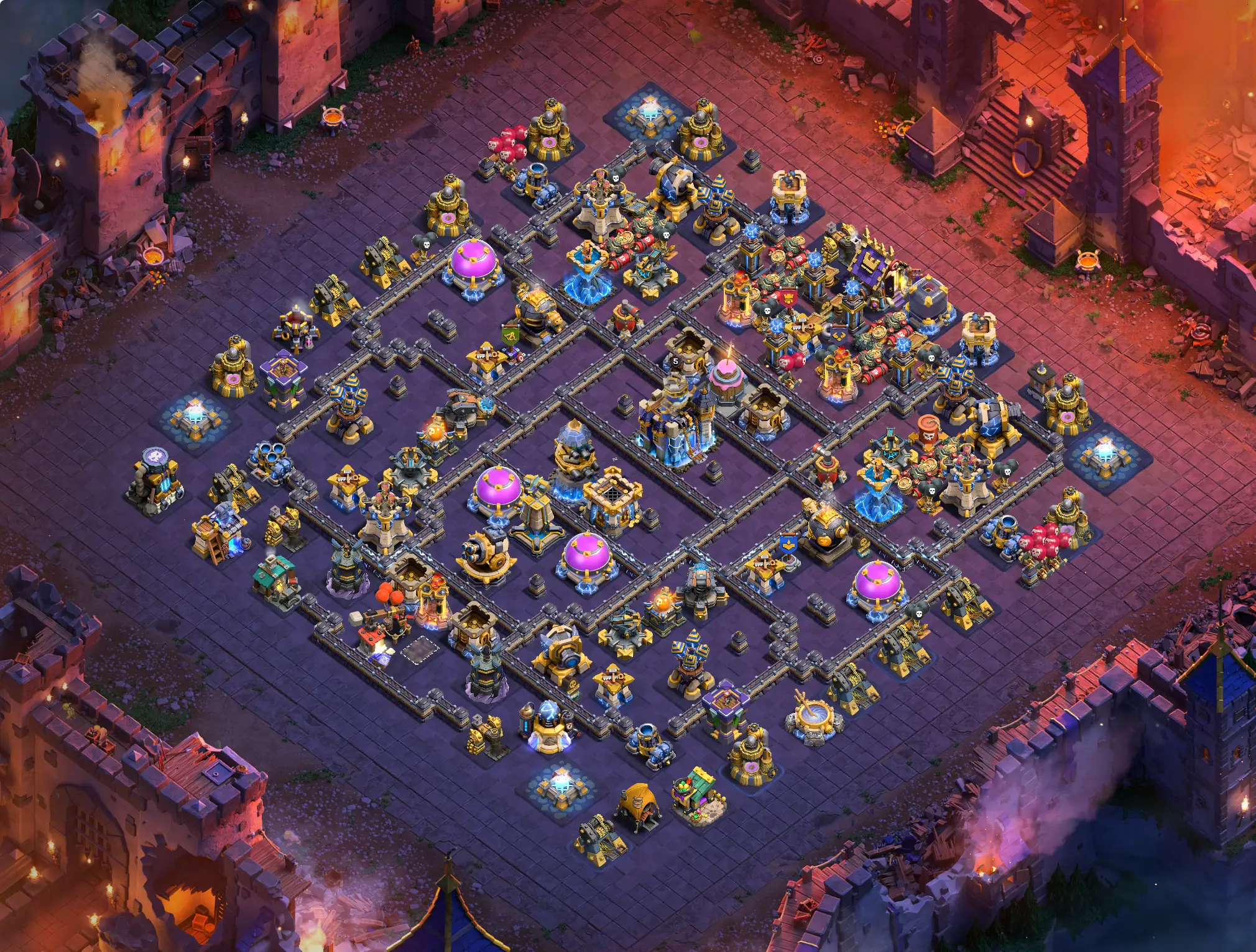 th18 war cwl base layout featuring the best town hall 18 anti 3 star war base design image no 21 2