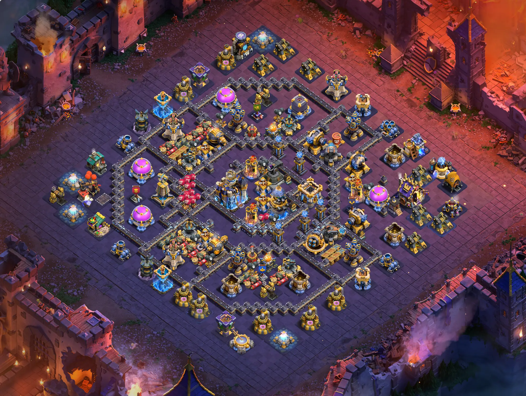 th18 war cwl base layout featuring the best town hall 18 anti 3 star war base design image no 22 2