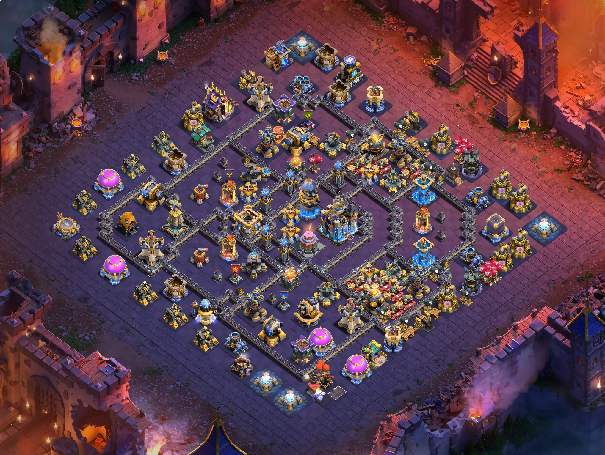 th18 war cwl base layout featuring the best town hall 18 anti 3 star war base design image no 23 2