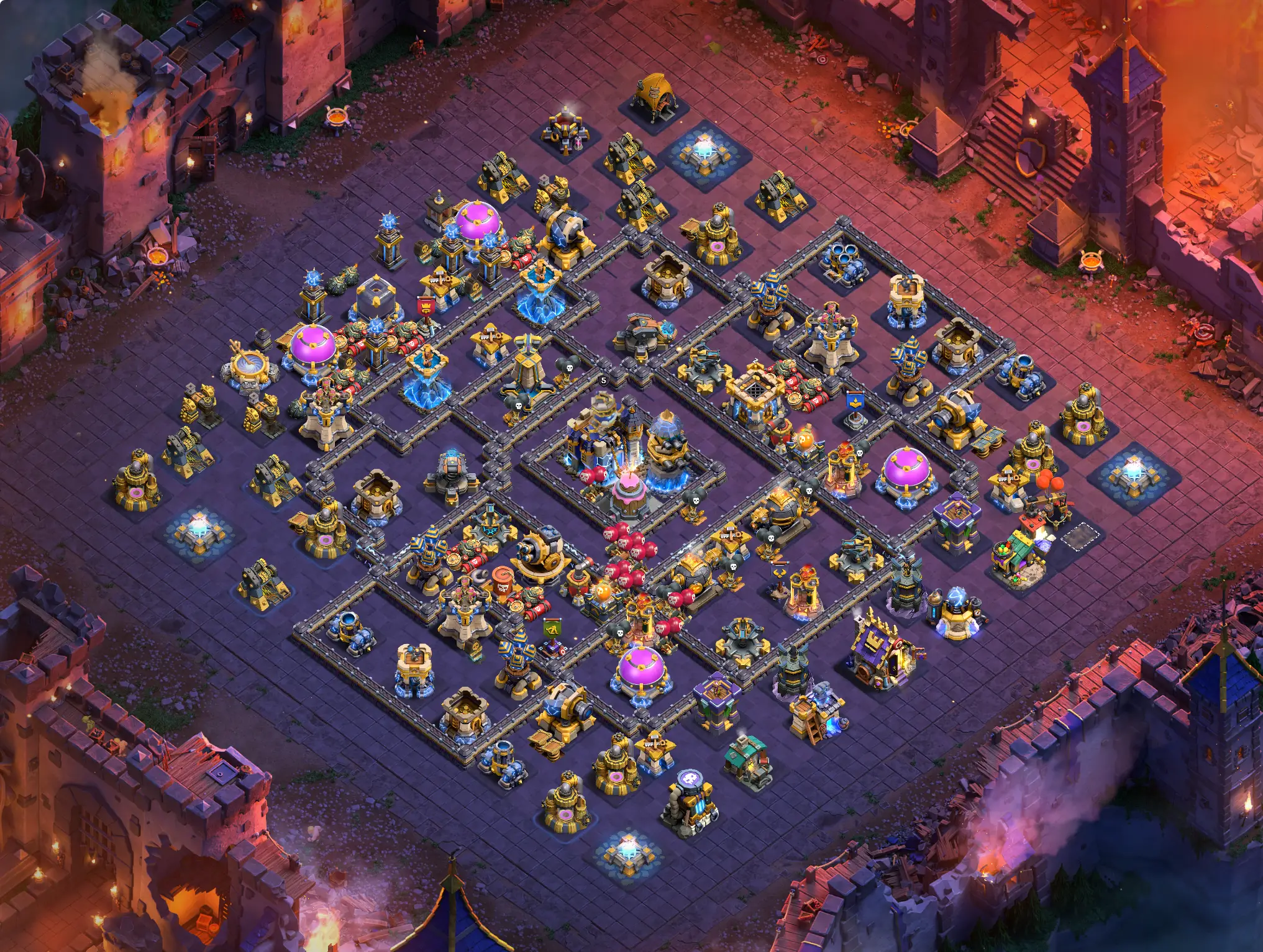 th18 war cwl base layout featuring the best town hall 18 anti 3 star war base design image no 25 2