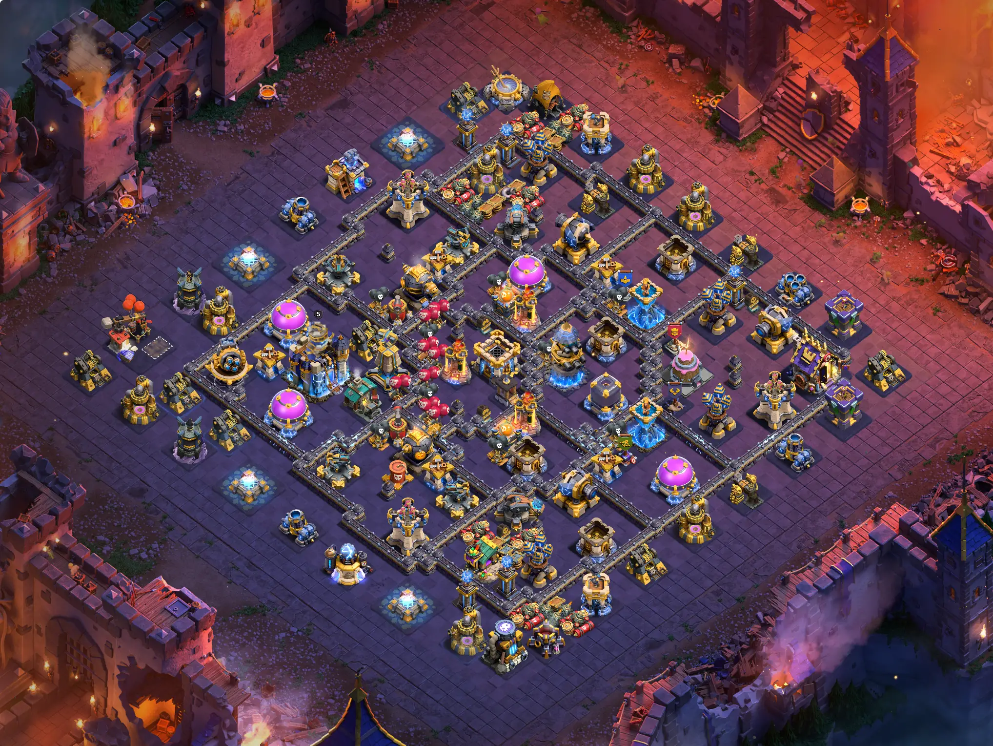 th18 war cwl base layout featuring the best town hall 18 anti 3 star war base design image no 26 2